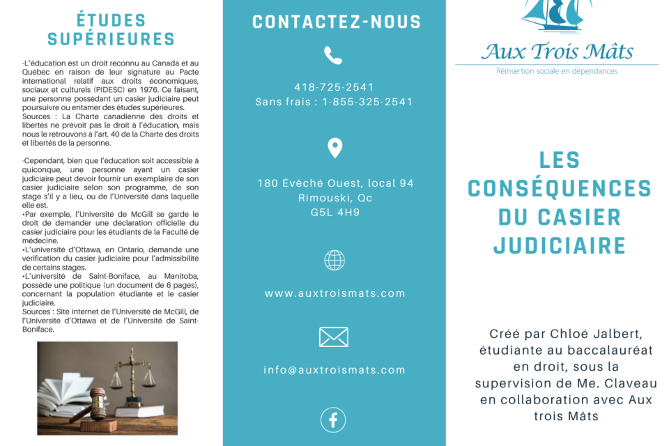 Les conséquences du casier judiciaire